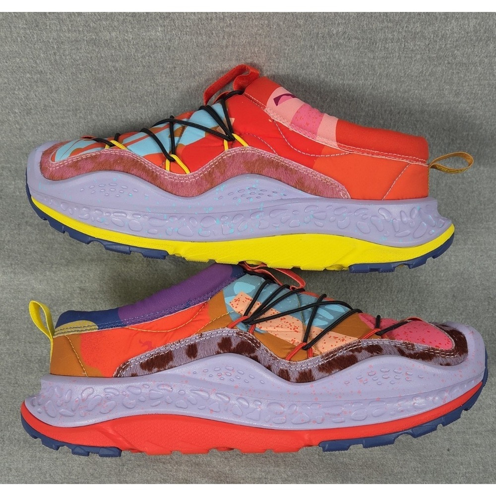 Hoka One One Studio Proba Ora Primo Recovery Shoes Orange Gold Womens 11 Mens 10 - Picture 9 of 9